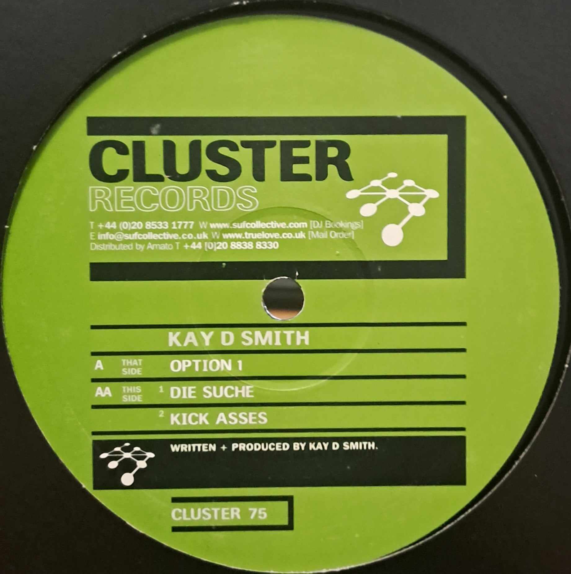 Cluster Records 75 - vinyle techno